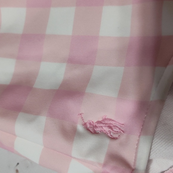 Polo Ralph Lauren Pink and White Gingham swimsuit size 5 - Picture 6 of 6